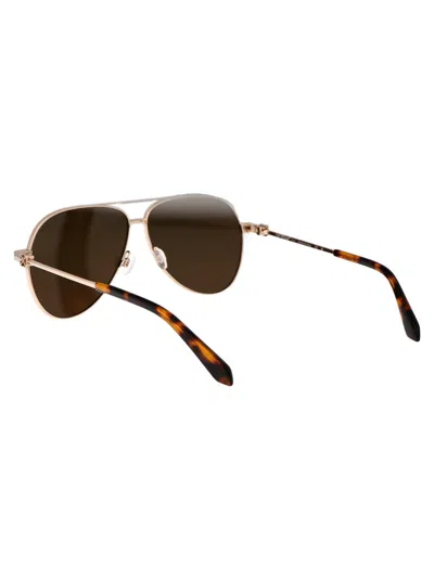 Shop Off-white Sunglasses In 7676 Gold Gold