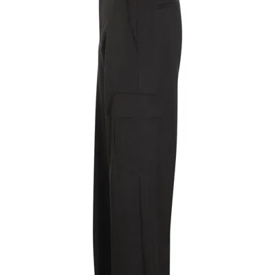 Shop Off-white Trousers Black