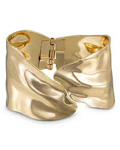 Shop Ettika Abstract Cuff Bracelet In Gold