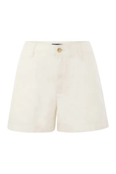 Shop Polo Ralph Lauren Twill Chino Shorts In White