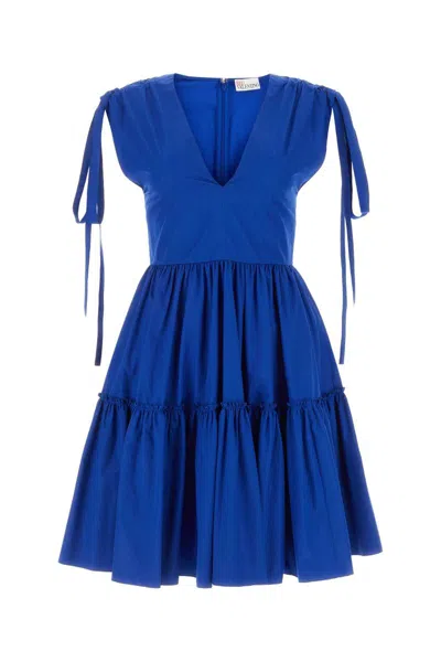Shop Red Valentino Dress In Blue