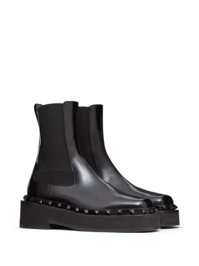 Shop Valentino Garavani Boots In Black