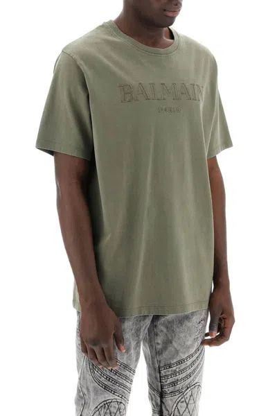 Shop Balmain Vintage  T-shirt In Verde