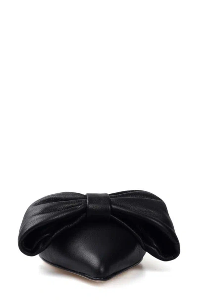 Zigi Mane Bow Mule In Black