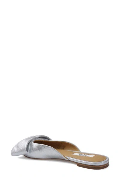 Shop Zigi Mane Bow Mule In Silver