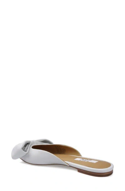 Shop Zigi Mane Bow Mule In White