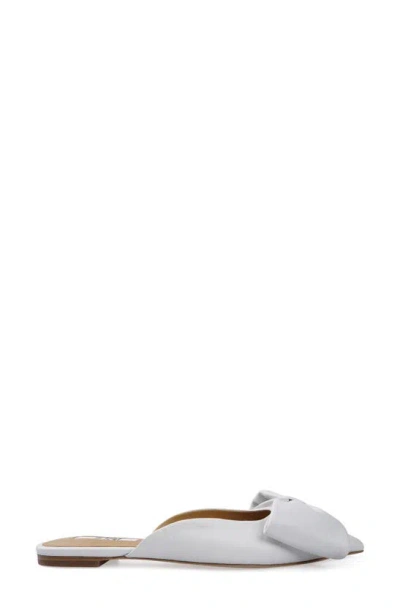 Zigi Mane Bow Mule In White