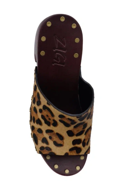 Shop Zigi Xyla Platform Sandal In Leopard