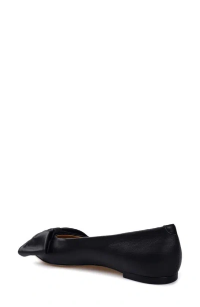 Zigi Manelik Pointed Toe Flat In Black