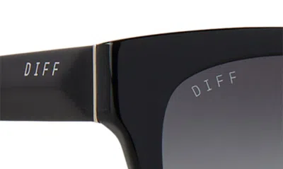 Shop Diff Ariana Ii 54mm Gradient Square Sunglasses In Black/ Grey Gradient