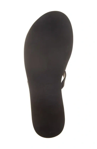 Shop Rag & Bone Beau Fisherman Slide Sandal In Black Leather