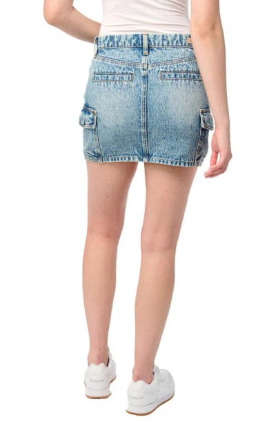 Shop Blanknyc Cargo Denim Miniskirt In Keep It Real