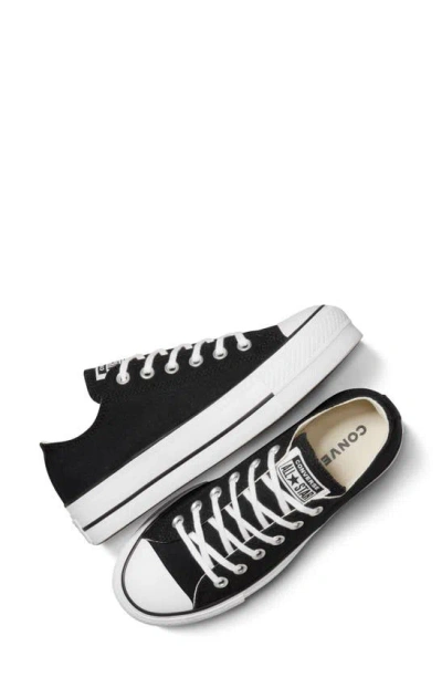Shop Converse Chuck Taylor® All Star® Lift Low Top Sneaker In Black/ Black/ White