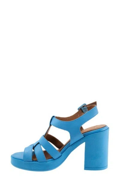 Shop Bueno Lana Platform Sandal In Blue