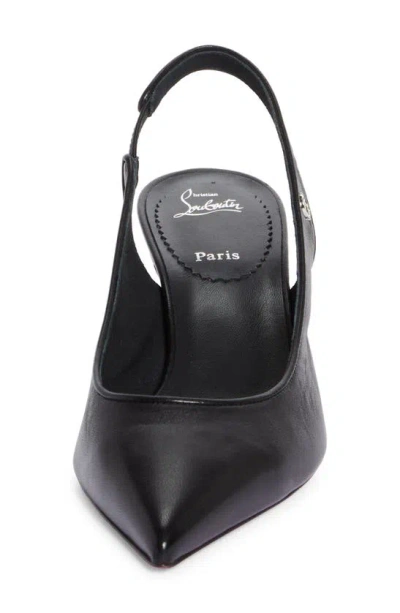 Christian Louboutin Women Sporty Kate Sling 55 Leather Slingback Pumps In Black