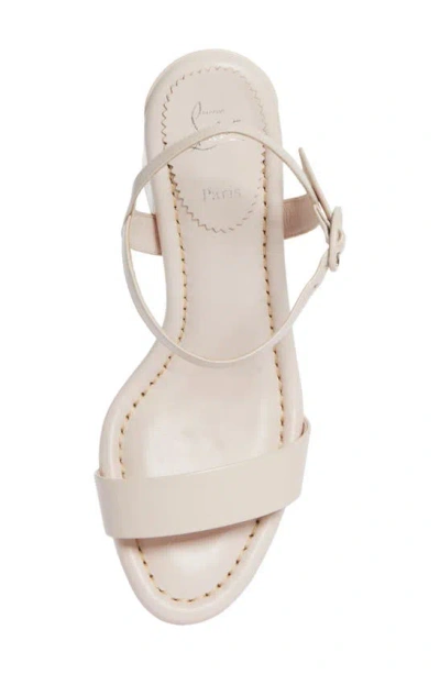 Shop Christian Louboutin Miss Jane Sandal In Leche