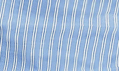 Shop Mistress Rocks Stripe One-shoulder Asymmetric Top In Blue