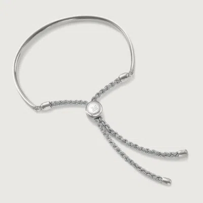 Shop Monica Vinader Fiji Friendship Bracelet - Metallica, Sterling Silver