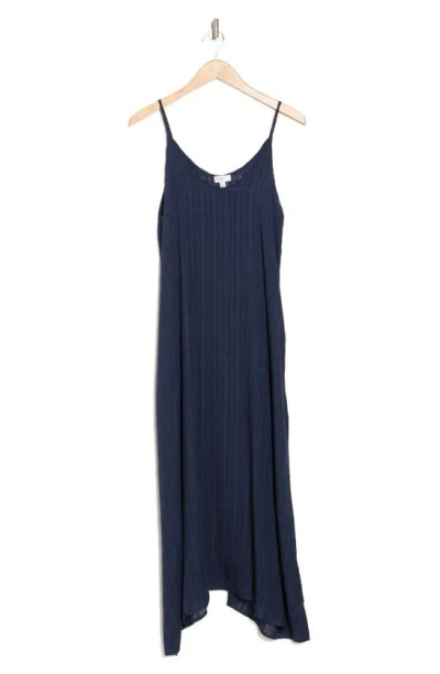 Shop Nordstrom Rack Flowy Cover-up Maxi Dress In Navy Blazer