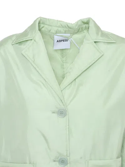 Shop Aspesi Jacket In Verde