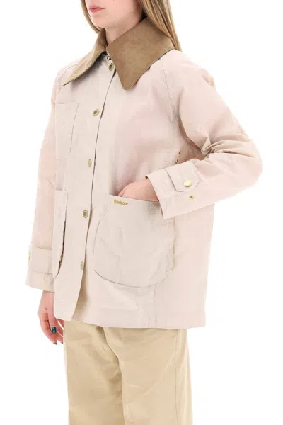 Shop Barbour Double-breasted Trench Coat For In Neutro