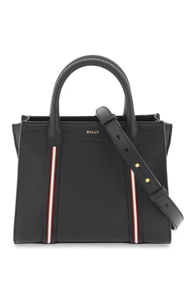 Shop Bally Small Code Tote Bag In Black