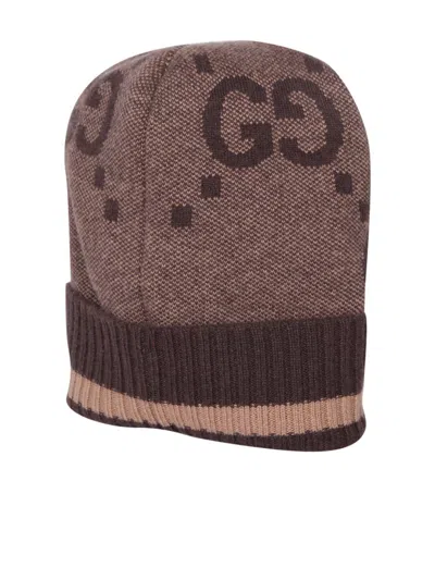Shop Gucci Hats In Brown