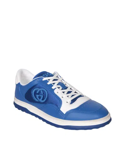 Shop Gucci Sneakers In Blue
