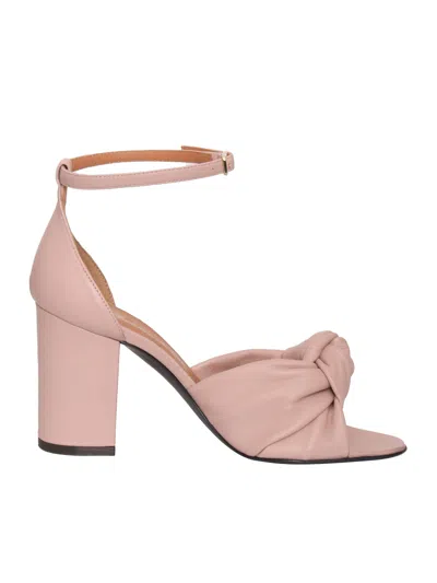 Shop Via Roma 15 Tom Leather Sandal In Pink