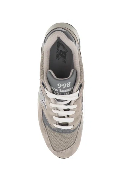 Shop New Balance Made In Usa 998 Core Sneakers In Grey (grey)