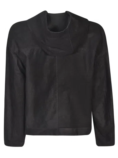 Shop Salvatore Santoro Hooded Zipped Jacket In Black