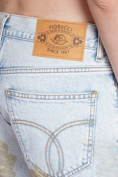 Shop Fiorucci Jeans In Blue Cotton