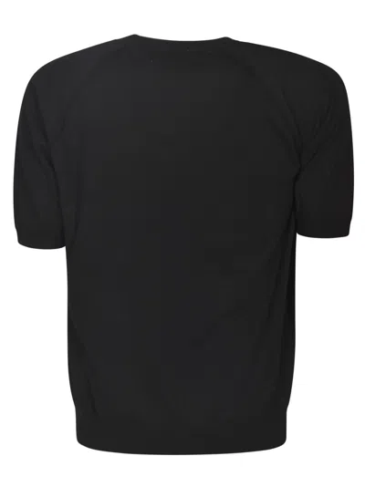 Shop Atomo Factory Short-sleeved Jumper In Black