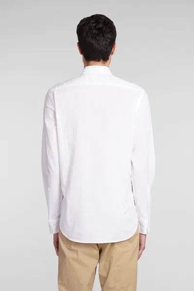 Shop Aspesi Camicia Ridotta Ii Shirt In White Cotton