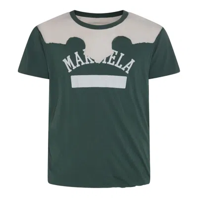 Shop Maison Margiela T-shirts And Polos Green
