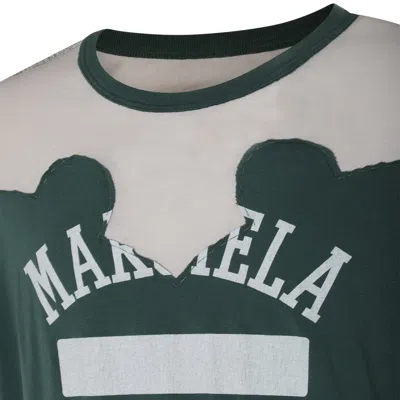Shop Maison Margiela T-shirts And Polos Green