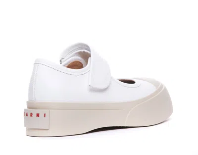Shop Marni Sneakers In White