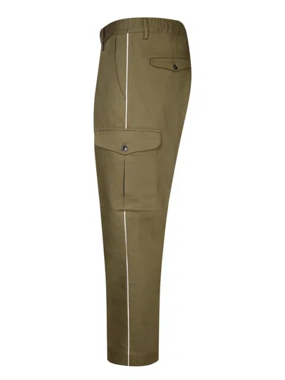 Nine In The Morning Slim Cotton Chino Trousers In Green