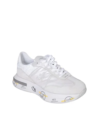 Premiata Cassie Low-top Sneakers In White