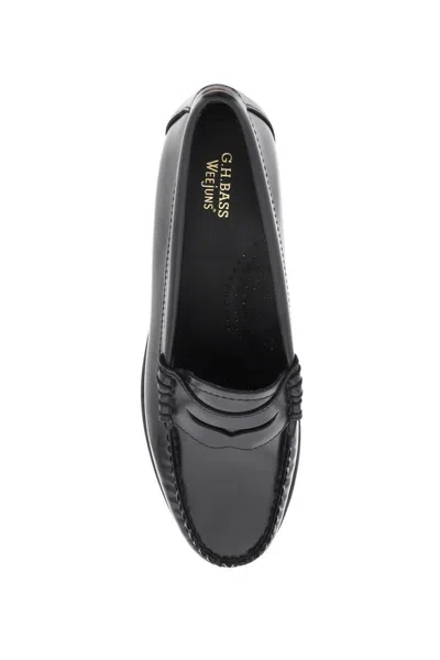 Shop Gh Bass Weejuns Penny Loafers In Nero