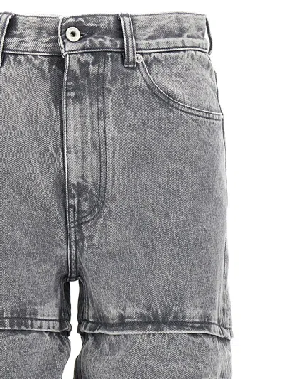 Shop Y/project 'multi Cuff' Jeans In Gray