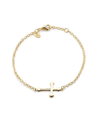 Shop I. Reiss 14k Jerusalem Cross Bracelet