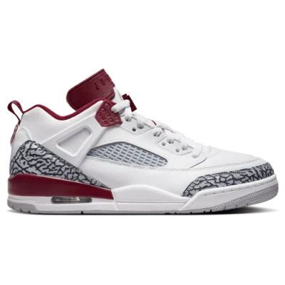 Shop Jordan Mens  Spizike Low In Grey/red/white