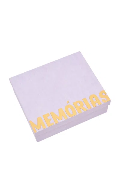 Shop Mh Studios Personalized Sarah Box Discollection In Purple