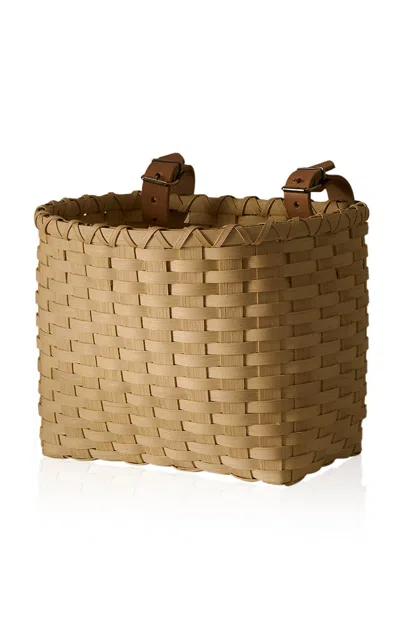 Shop Underwater Weaving Studio The Seaside Bicycle Basket In Neutral