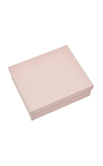 Shop Mh Studios Personalized Angra Leather Box In Pink