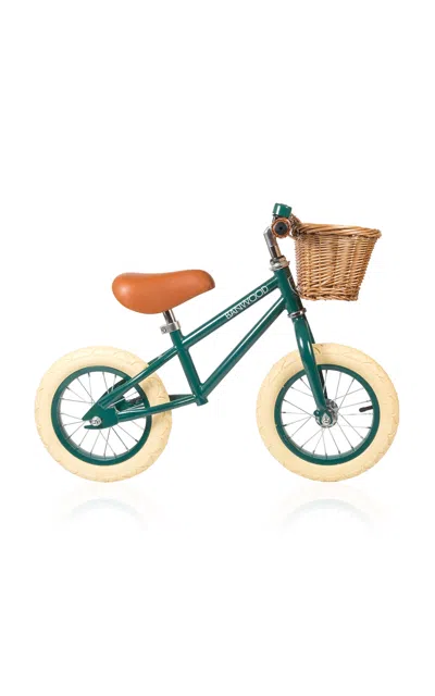 Shop Banwood First Go Balance Bike In Dark Green