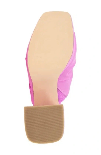 Kenneth Cole Women's Anika Square Toe Ruched High Heel Sandals In Pink Pu