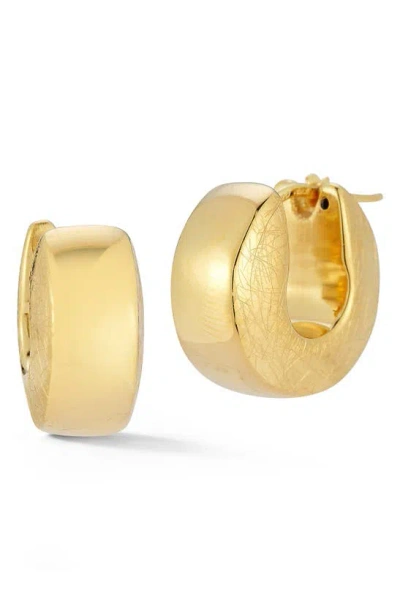 Shop Chloe & Madison Oval Hoop Earrings In Gold