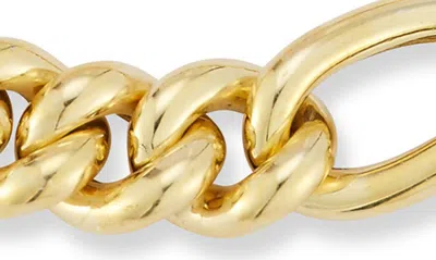 Shop Chloe & Madison Figaro Chain Bracelet In Gold